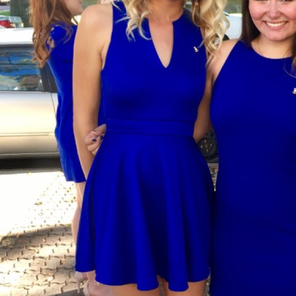 Blue Skater B Darlin Dress